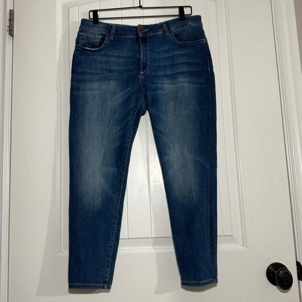 DL1961 | Florence Instasculpt Cropped Everglade Blue Jeans  | Women's‎ 32